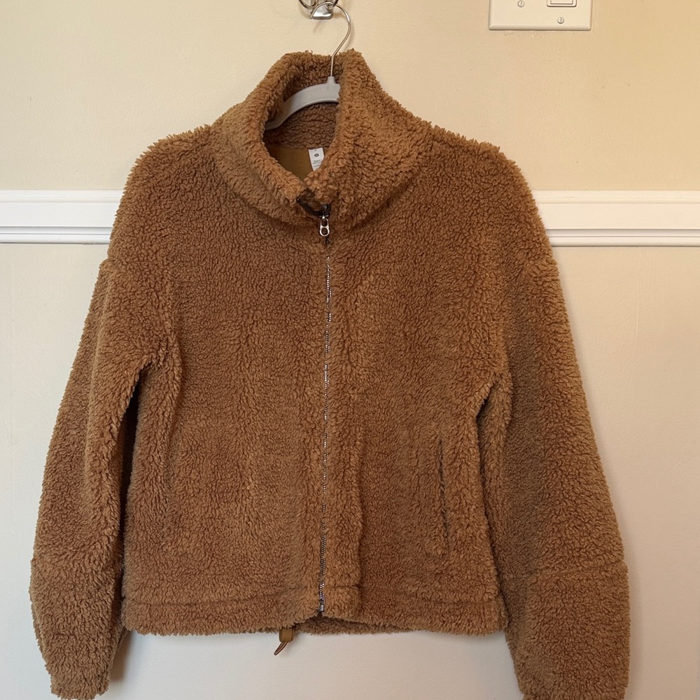 Lululemon Athletica Tan Sherpa Jacket